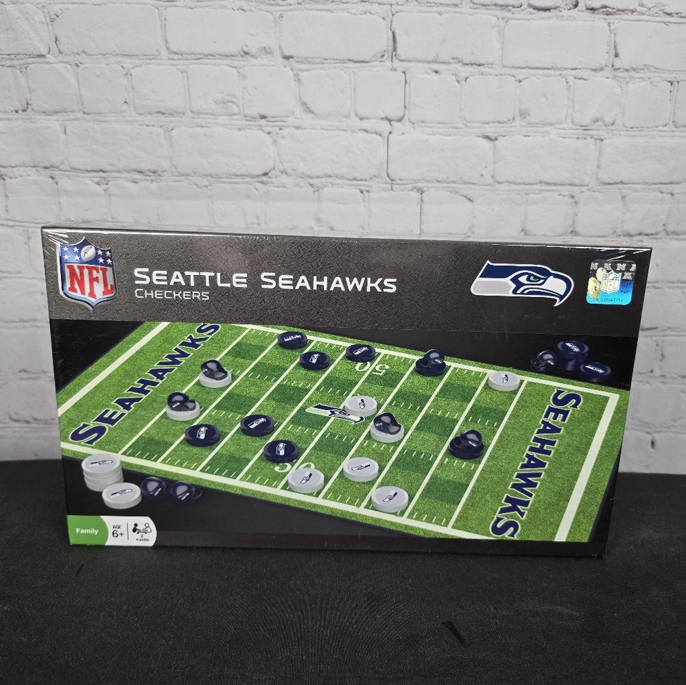 SeaHawks NFL Checkers Game.